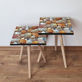 Hanah Home Mesas Nido 2Shp21 - Naranja